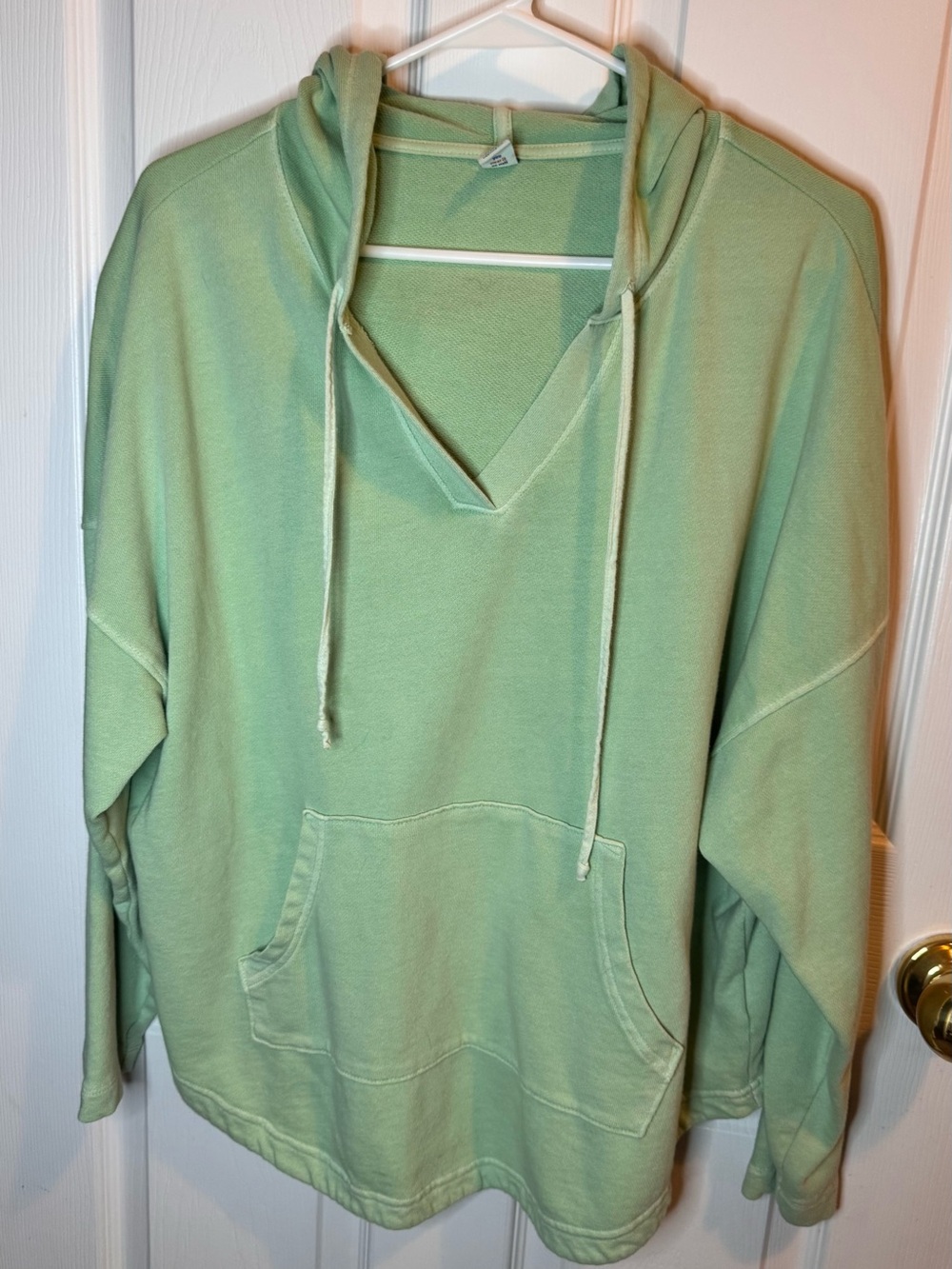 Old Navy Mint Green Cowl Hoodie Sweater